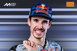 Pembalap Gresini Alex Marquez menang di MotoGP seri Catalunya