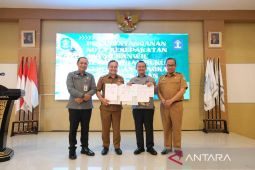 Kemenkum Babel-Pemkab Bangka tandatangani nota kesepakatan optimalisasi tugas-fungsi