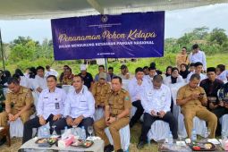 Kantor Imigrasi Kalianda ikuti penanaman bibit kelapa hybrida serentak se-Indonesia