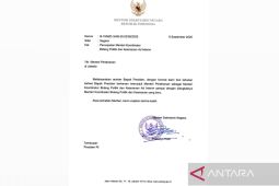 Presiden tunjuk Sjafrie jadi menko polkam per 8 September