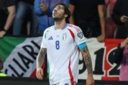 Italia jaga asa ke Piala Dunia 2026 setelah tekuk Moldova 2-0