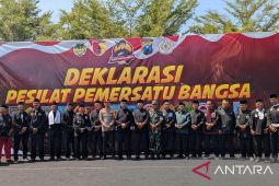 Pesilat di Madiun gelar deklarasi pemersatu bangsa wujudkan kerukunan