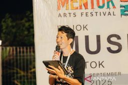Sejumlah pelaku seni gotong royong sukseskan Mentok Arts Festival 2025