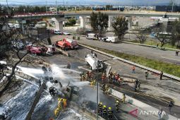 25 orang tewas akibat ledakan truk tangki di Meksiko