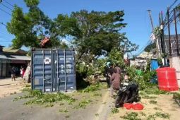 Polisi: Kecelakaan truk kontainer di Puuwatu Kendari tewaskan satu pengendara