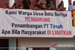 Warga Batu Beriga desak DPRD dukung tambang rakyat di IUP PT Timah
