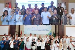 BPJS Ketenagakerjaan-Kejari Bangka-Bangka Tengah monitoring dan evaluasi pelaksanaan jaminan sosial ketenagakerjaan jasa konstruksi