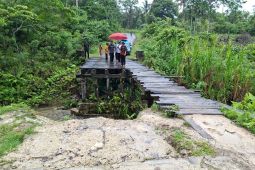 DPRK Biak: Warga Kampung Wodu minta perbaikan jembatan yang roboh