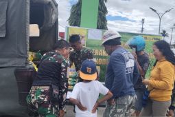 Kodim Mimika sediakan 2,5 ton beras saat gerakan pangan murah