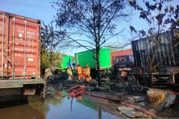 Pelindo: Kebakaran RTK Kalimas berhasil ditangani dengan cepat