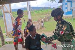 Satgas Yonif 521/DY gencarkan CKG wilayah Kobakma Mamberamo Tengah