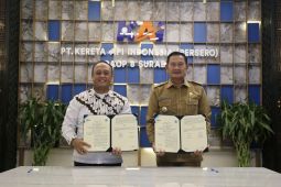 Daop 8 Surabaya dan Pemkab Lamongan MoU penataan kawasan jalur kereta