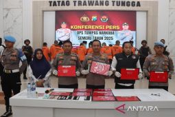 Polres Pamekasan tangkap 19 tersangka hasil Operasi Tumpas Semeru 2025