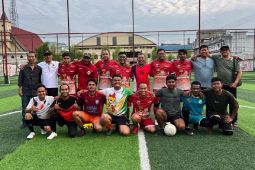Forwakum-Apdesi  Percut tanding mini soccer perkuat silaturahmi