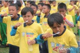 350 murid SD di Bangka Tengah ikuti edukasi kesehatan gigi
