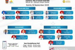 RSUD Zainal Umar Sidiki buka enam poliklinik di Kamis pagi
