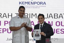 Dito Ariotedjo merasa lega digantikan oleh Erick Thohir sebagai Menpora