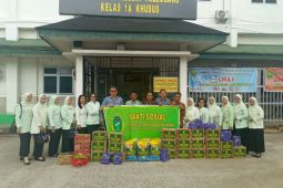 HUT ke -23, Dharmayukti Karini Palembang gelar bakti sosial ke panti asuhan