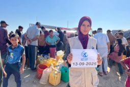 GER Indonesia distribusi air bersih dan makanan untuk warga Gaza