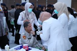 Polda Banten gandeng ISPMI untuk edukasi kesehatan mulut personel