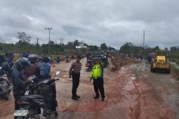 Polres Katingan siapkan rute alternatif pengguna Jalan Trans Kalimantan