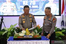 Ditlantas Polda Babel gelar syukuran Hari Lalu Lintas Bhayangkara Ke-70, Wakapolda: Berikan pelayanan yang terbaik