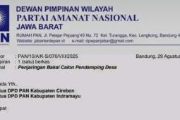 PAN Jabar: "hoaks" Surat Penjaringan Calon Pendamping Desa