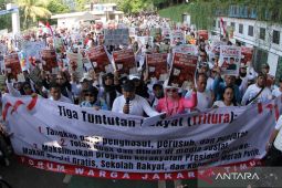 Warga Jakarta Timur deklarasi tolak kerusuhan dan dukung program Prabowo