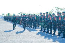 Ratusan personel TNI diberangkatkan ke perbatasan RI-RDTL