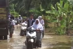 Banjir di Besitang Langkat sudah surut