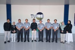 Kanwil Kemenkum Babel silaturahmi ke TVRI Stasiun Bangka Belitung