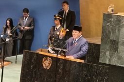 Prabowo dapat delapan kali tepuk tangan saat pidato di PBB