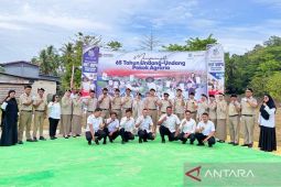 BPN Muna Barat gelar upacara HANTARU 2025, Edison : Tingkatkan pelayanan dan  sertifikasi tanah