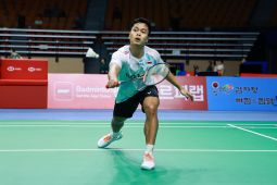 Anthony Ginting ke 16 besar Korea Open 2025 setelah atasi Tanaka