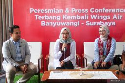 Tiket penerbangan perdana Banyuwangi-Surabaya habis terjual