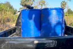 Polda NTT kembali menindak praktek penyulingan minuman keras di Kupang