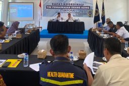 Imigrasi Pangkalpinang Rakor TIMPORA awasi WNA di Bangka Barat