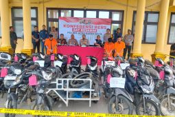 Polres Abdya tangkap sindikat curanmor, 20 unit sepeda motor diamankan