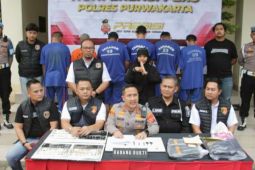 Polres Purwakarta tangkap enam orang pelaku pencurian kendaraan bermotor