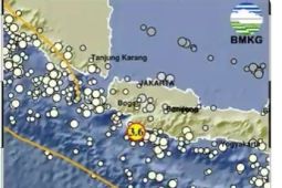 Info gempa hari ini M3,6 guncang Sukabumi