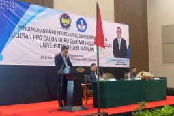 Unima kukuhkan ratusan guru profesional lewat pendidikan profesi