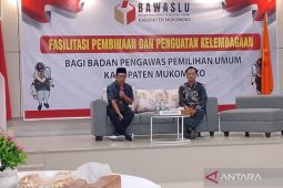 Bupati Mukomuko apresiasi kegiatan Bawaslu lakukan penguatan kelembagaannya