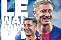 Lewandowski absen jelang El Clasico akibat robekan pada otot hamstring paha kiri