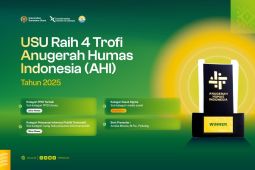 USU konsisten berprestasi, raih 4 penghargaan Kehumasan di ajang bergengsi AHI 2025