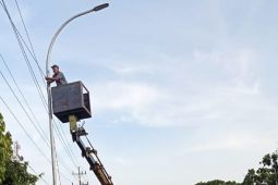 LPJU jalan nasional di Serdang Bedagai terangnya hanya sehari