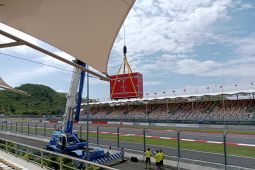 Semua logistik MotoGP 2025 tiba di Mandalika Lombok