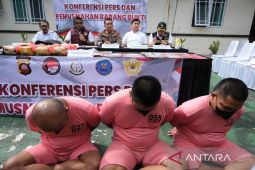 Polda Kalbar rilis hasil penangkapan narkotika