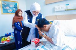 Khofifah berikan semangat dan doakan kesembuhan korban selamat Al Khoziny