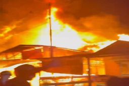 Kebakaran hanguskan rumah warga di Kapuas