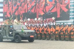 Panglima minta prajurit beri tatapan mata tajam saat upacara HUT TNI